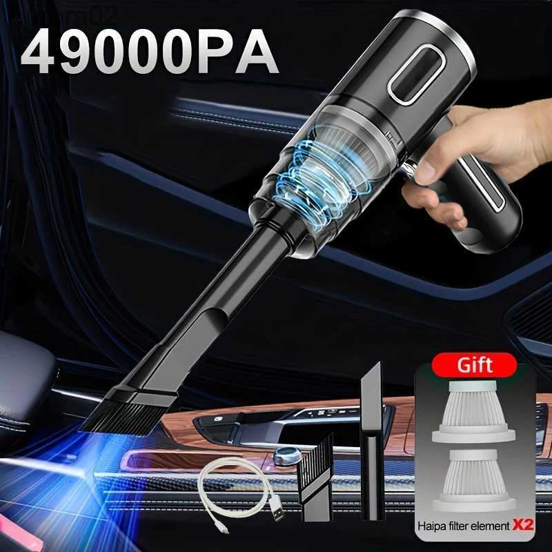 Vacuum Cleaners Wireless Portable Car Vacuum Cleaner Cordless Handheld Auto Vacuum Car Dual Use Mini Vacuum Cleaner Household Appliance yq240402 z24