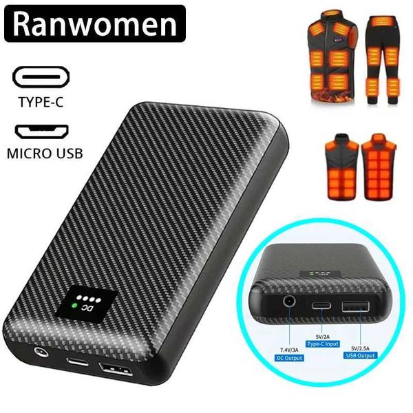 40000mAh Powerbank DC Heating Portable Mobile Power ply for Heating Vest Jacket Gloves Electric Heating Equipment Power Bank Z241220
