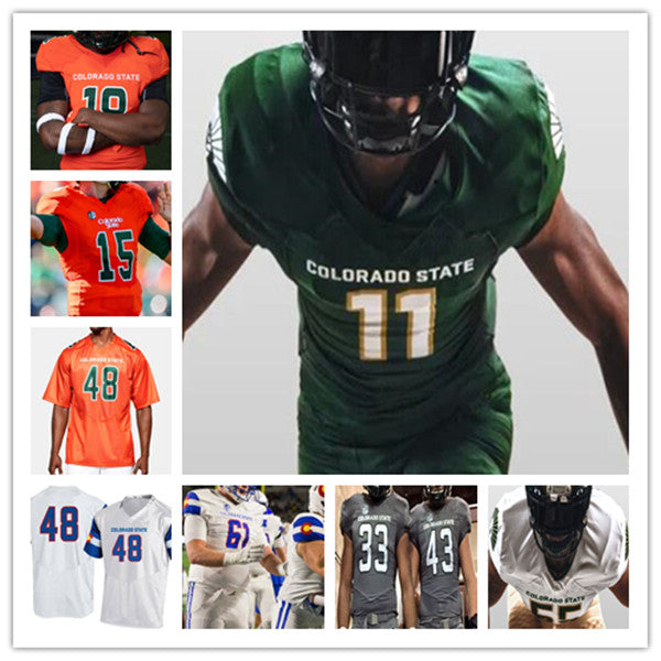Ncaa College Colorado State Football Jerseys Clay Millen Brayden Fowler-Nicolosi A&#039;Jon Vivens Tory Horton Jack Howell Ty McCullouch Melquan Sto