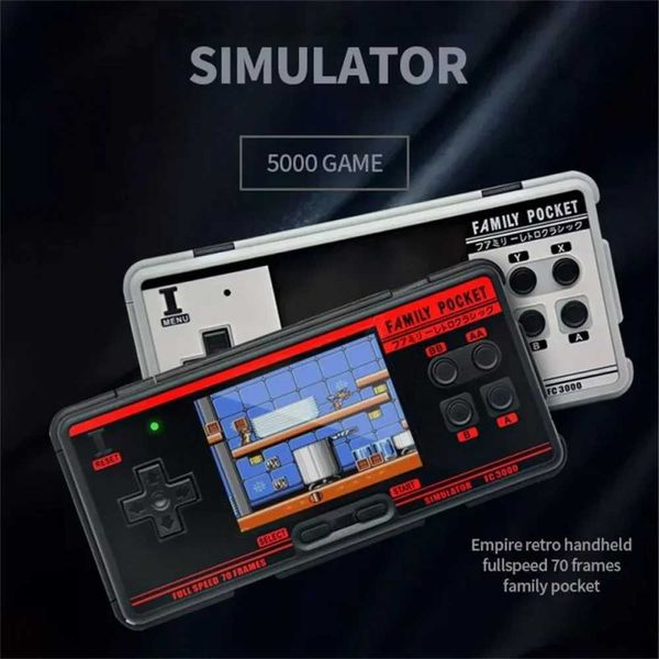 FC3000 V2 Retro Handheld Video Game Console Built-in 5000+ Classic Games Portable Console port 10 Formats Game AV Out PutXJ241204
