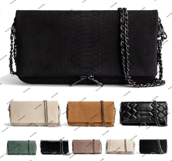 Designer Pochette Rock Swing Your Wings Women&#039;s Handbag Single Shoulder Men&#039;s High Quality Leather Handbag Flip Chain Crossbody Ba