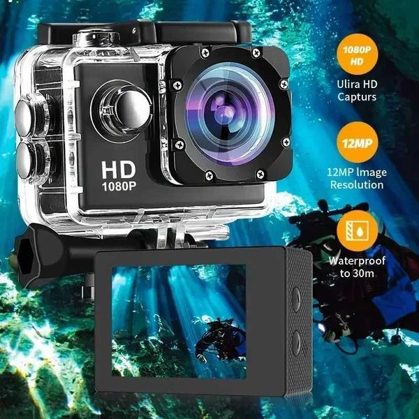Sports Action Video Cameras Full HD 1080P Waterproof Camera 2.0 Inch Camcorder Sports DV Go Car Cam Pro Mini Sports DV Camcorder With Cam Ac