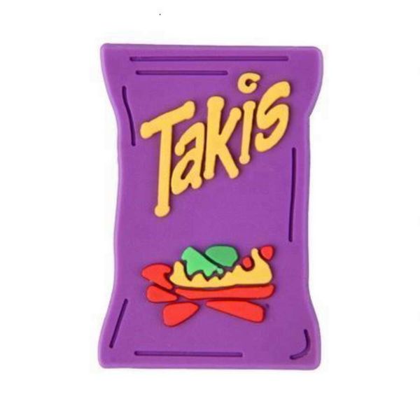 wholesale designer takis Clog shoe charms food Clog charms for shoe decorations Clog charm