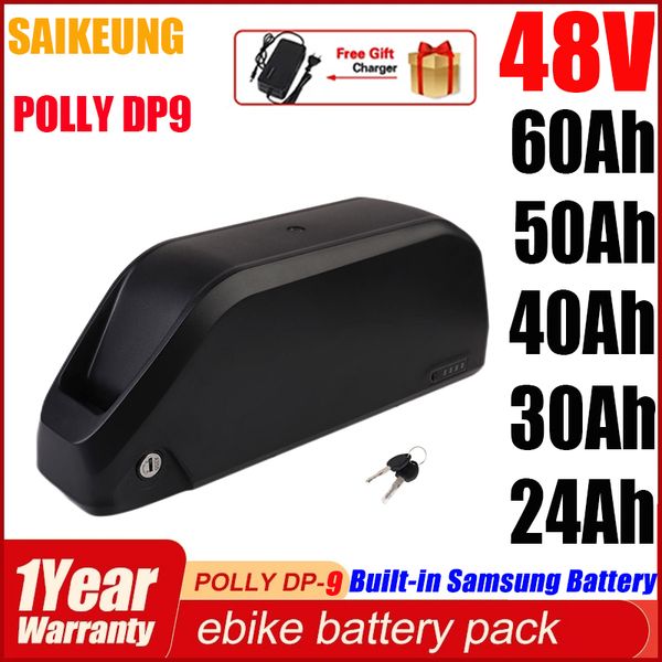 Hailong 36V Oplaadbare Elektrische Fiets52V Scooter 2000W 3000W Polly DP-9 Lithium Batterij 48V 60AH 50AH 40AH 30AH24AH Batterij