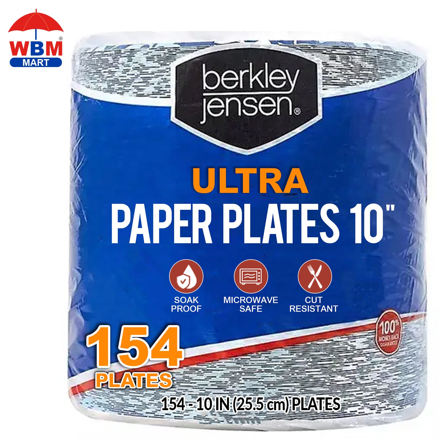 TEMU 154 Ct - Botanical Leaf Paper Plates