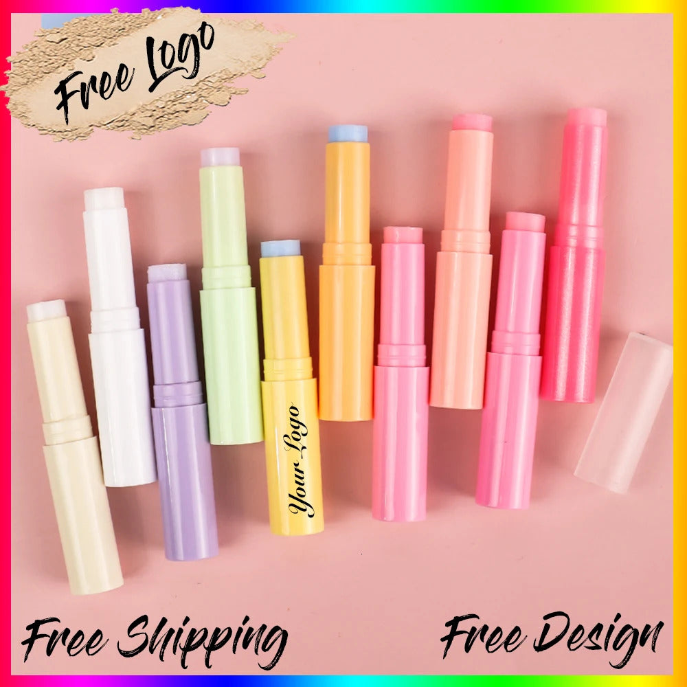 Colorful Fruit Flavor Vegan Custom Repair Chapstick Organic Care Lip Balm Private Label Lipstick