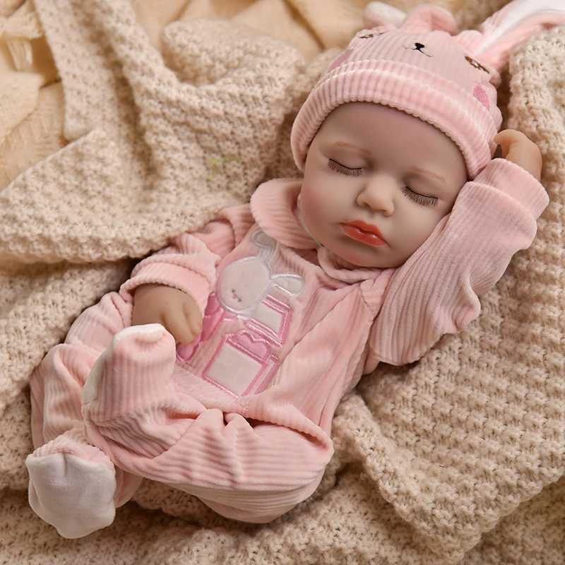 16 Inch 40cm Loulou Full Body Soft Vinyl Girl Reborn Baby Doll Lifelike Bebe Reborn Doll Toys Realistic Baby Doll Toys XJ250730