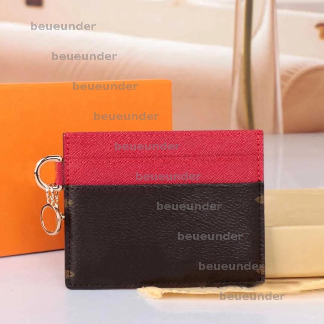 M82739 card holders designer card holder luxury wallet women charms business bank wallet with gold round floral accessories mini pures samll wallets