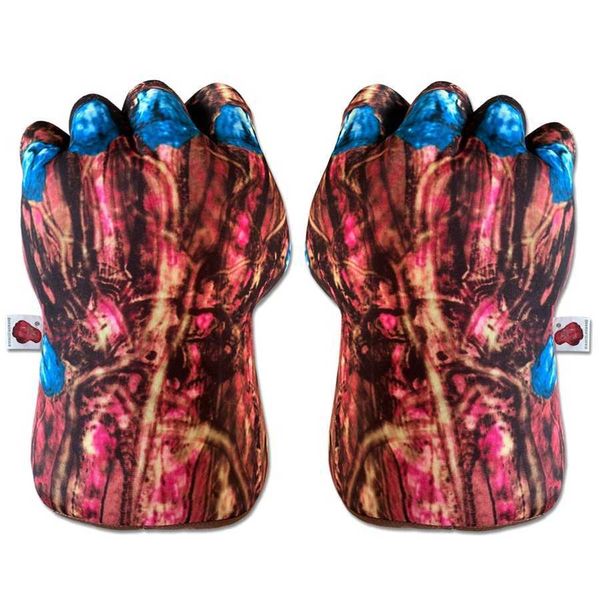 Blue Fist-Boxing Gloves Green Black Spider Great Hero Fist Zongba Boxing Set Plush Doll 50% off outlet sale