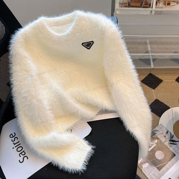 Autumn Women Designer Hoodies Sweater Sports Setor redondo de manga longa casual Sweetshirts soltos