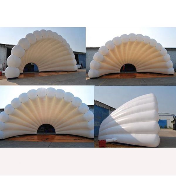 Wholesale Attractive 6-8m wide giant igloo dome inflatable tent with led and blower for outdoor parties or events 001215