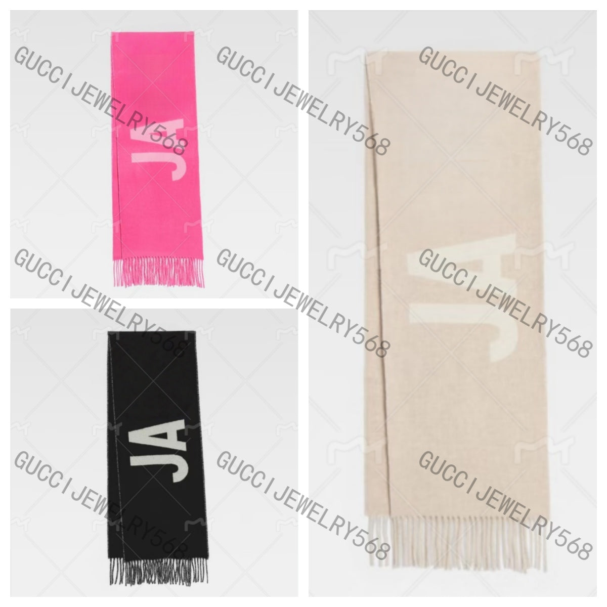 Designer Women Scarf 100% cashmere Scarf shawl Stole Plain Embellished Soft and comfortable double-sided tassel letter scarf suitable Winter New Lux