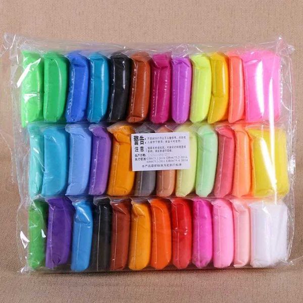 36 Color Pattern Clay Color Plastic Ultra Light Clay Air Drying Polymer Mucus Educational Toys Childrens and Girls Birthday Gifts CL240906