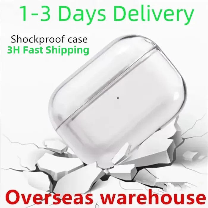USA Stock For Airpods pro 2 air pods 3 4 pro Max Earphones airpod 4 Pros Bluetooth Headphone Accessories TPU Protective Cover Wireless Charging Shoc
