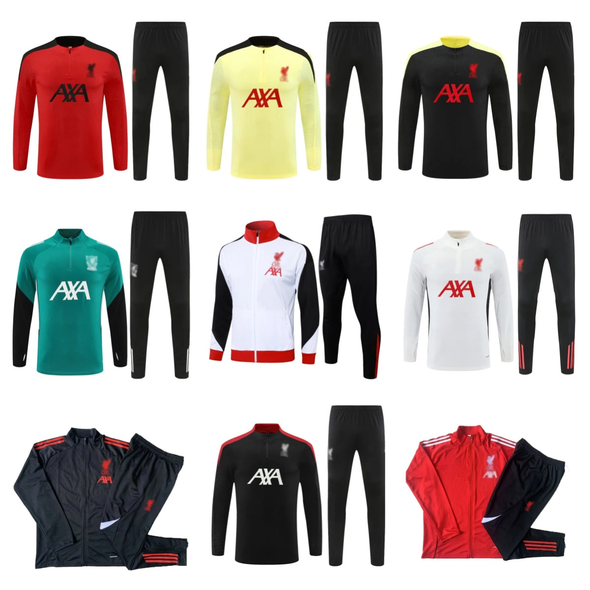 2025 26 LiverpooIES MAC ALLISTER tracksuit soccer training Darwin 25 26 football tracksuits SZOBOSZLAI men kids kit SALAH FRIMPONG Konate Wirtz Kerk