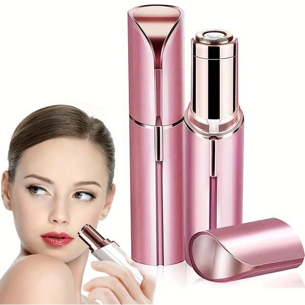 Portable lipstick shaped electric hair r suitable for women painless and effective household shaver shaver tool 240704