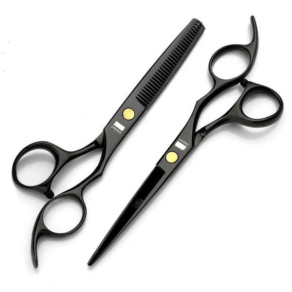 Japan 6.0inch kashos gold titanium hairdressing scissors golden hair scissors thinning haircut hair cutting scissorsY240731 Y240801