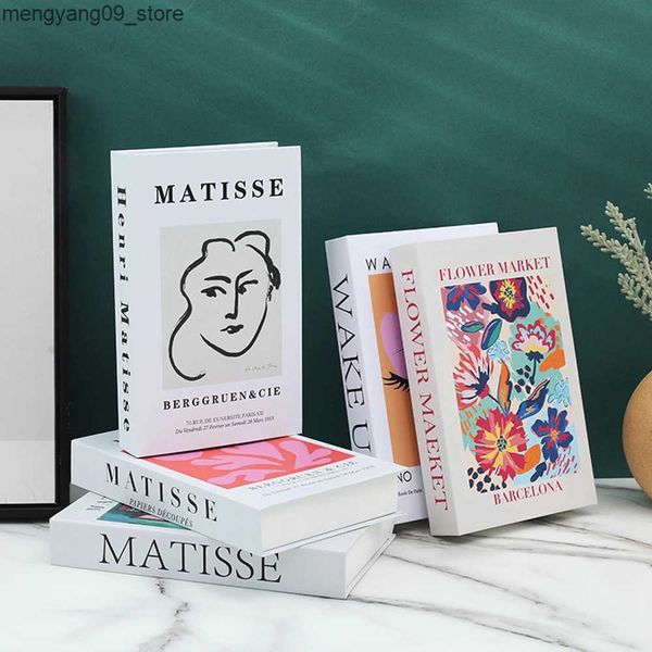 Other Home Decor Colorful Luxury Fake Aesthetic Coffee Table Books Remote Control Storage Box Designer Living Room Decoration J241204 J4158