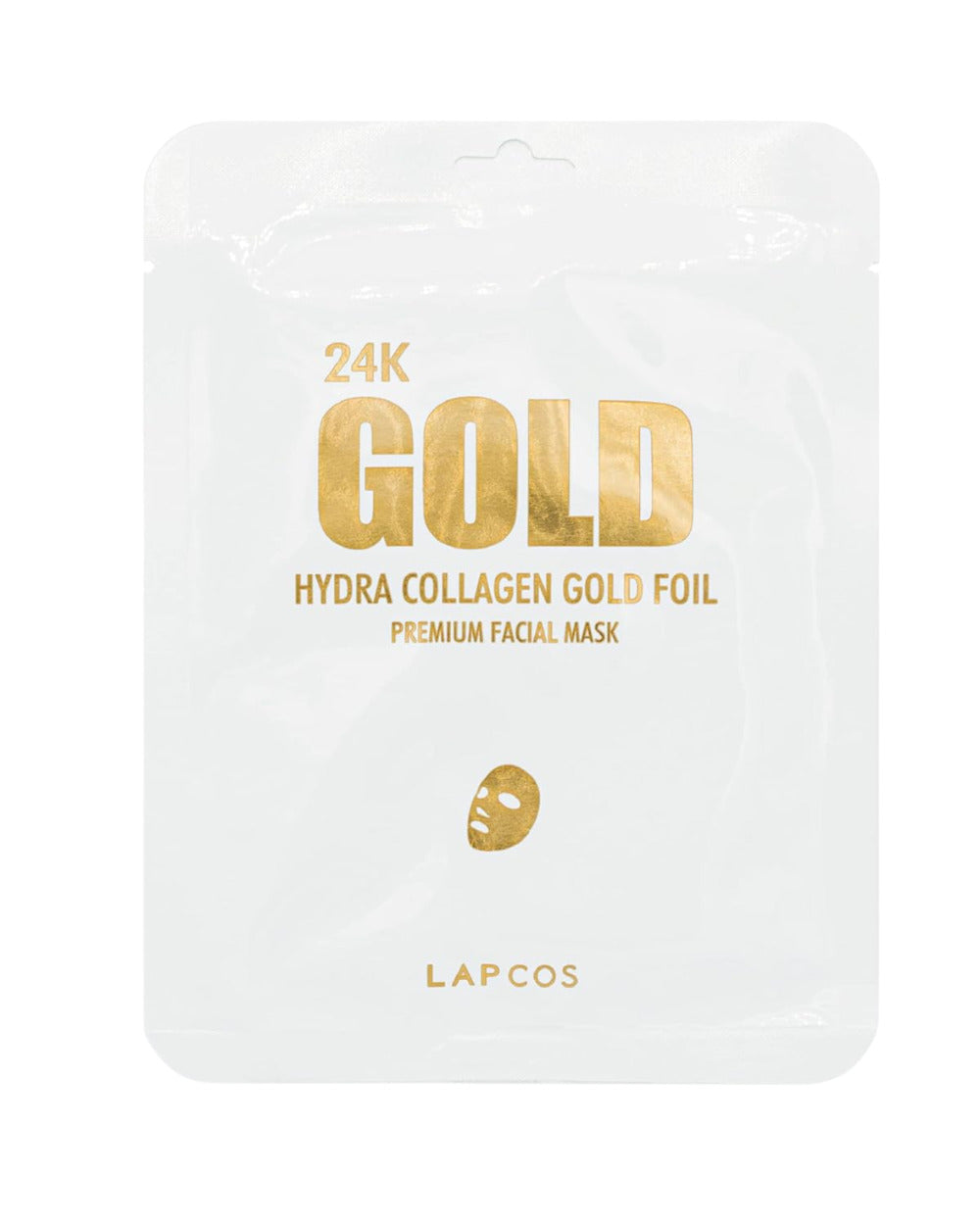 24K Gold Foil Face Mask - 1pc