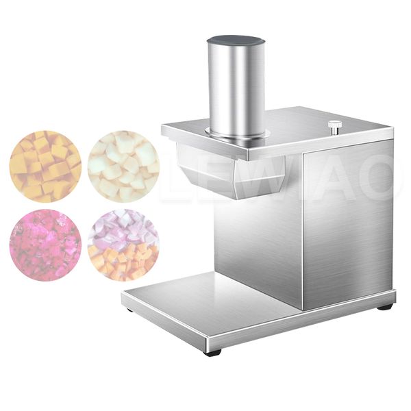 Fruit Vegetable Dicing Machine Cucumber Potato Radish Cube Cutter Pleurotus Eryngii And Dragon Fruit Dicer