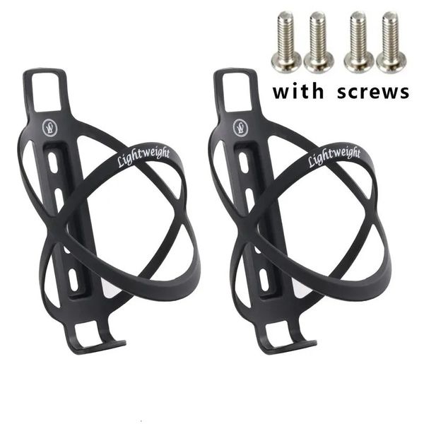 2PCS Ultra light 18g carbon bottle holder Mtb road bike Ultralight Porta bottle holder plastic bottle cage 241212