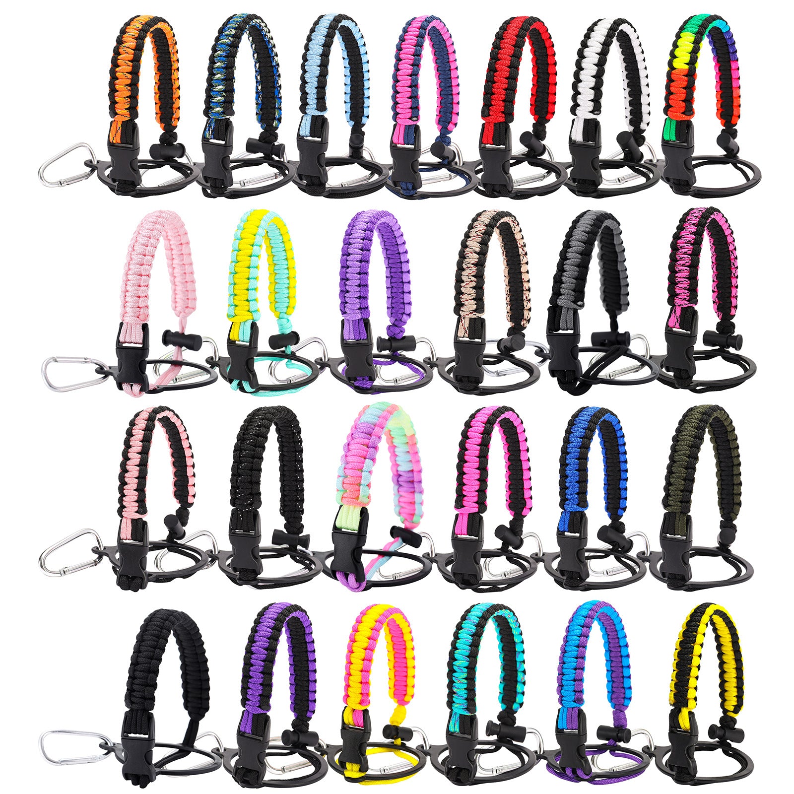 Outdoor paracord braid 30oz cup holder rope Car cup set Stainless steel beer mug shoulder strap mug set Thermos cup set