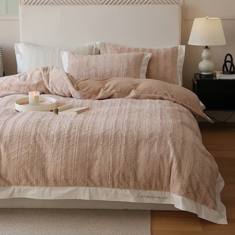 24 hight Queen Solid Bedding Set Adult Duvet Cover Sheet Linen Soft Washed Cotton Polyester Twin Queen King Green Blue Bedclothes 201210