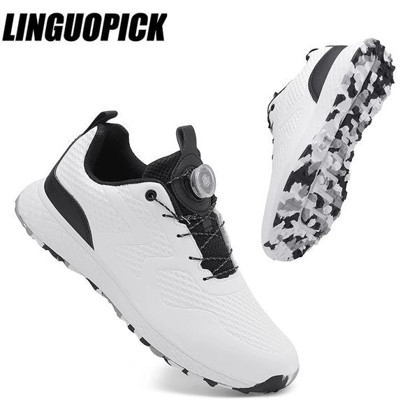 Golf Shoes Men Waterproof Breathable Sneakers Women Spikeless Sports Walking outdoor sport Golfing Footwear 241118