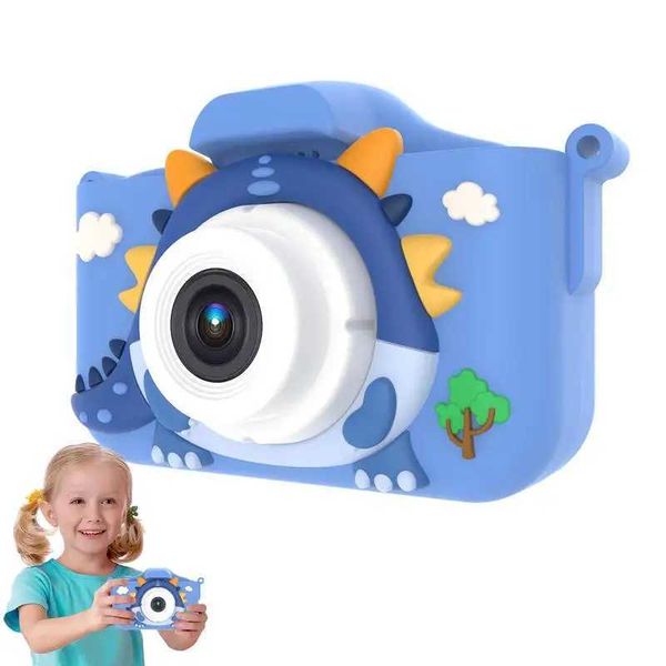Child Digital Camera Cartoon Dragon Childrens Camera For Toddler 1080P HD Kids Selfie Camera Multifunctional Children DigitalM240803