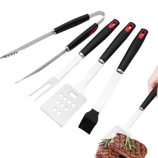 4-piece barbecue Utensil tools stainless steel cooking accessories kitchen utensils grill main Utensil cleaner for barbecue kitchen utensils
