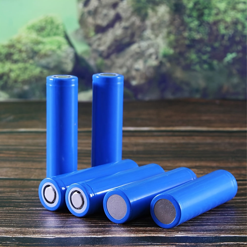 TEMU Trastki 3500mah High Capacity 18650 Rechargeable Lithium Battery, 3.7v Flat Top For Flashlights, Small Fans, Rc Cars & Electronics - Blue With