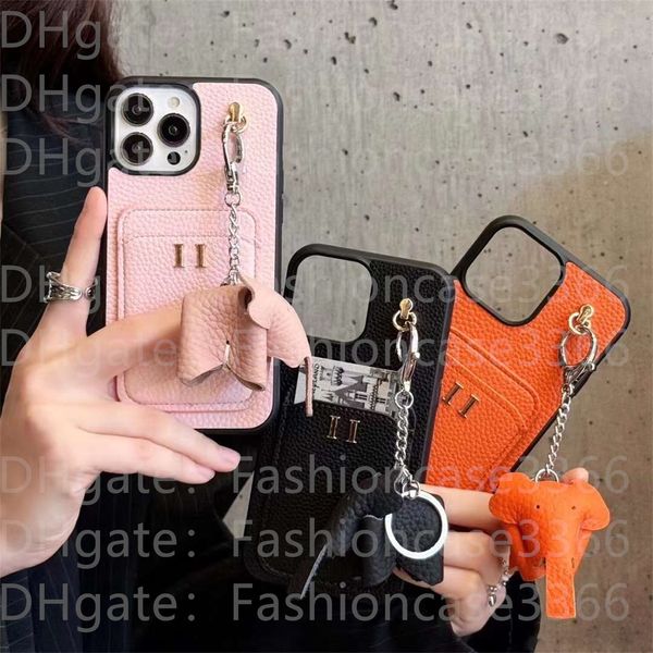 Fashion Designer Phone Cases for iPhone 18 17 16 15 Pro Max 15Plus 15Pro 14 14Pro 14Plus 13 13Pro 12 11 11ProMax X XR Leather HH Pendant Des