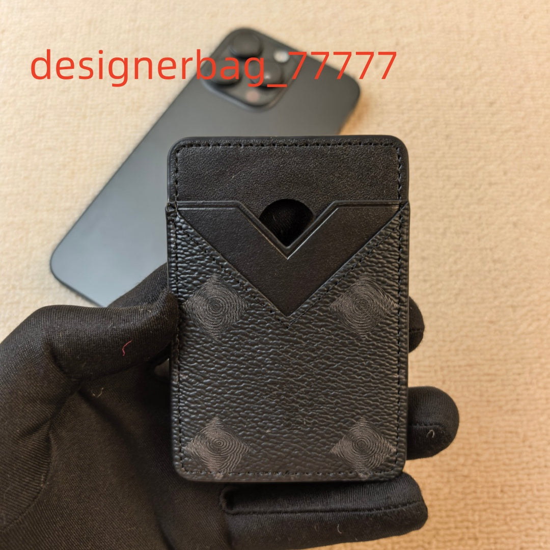 fashion designer wallets for men designer&#039;s Magnetic clamp card holder credit card holder transportation cards wallets ID card bag with box