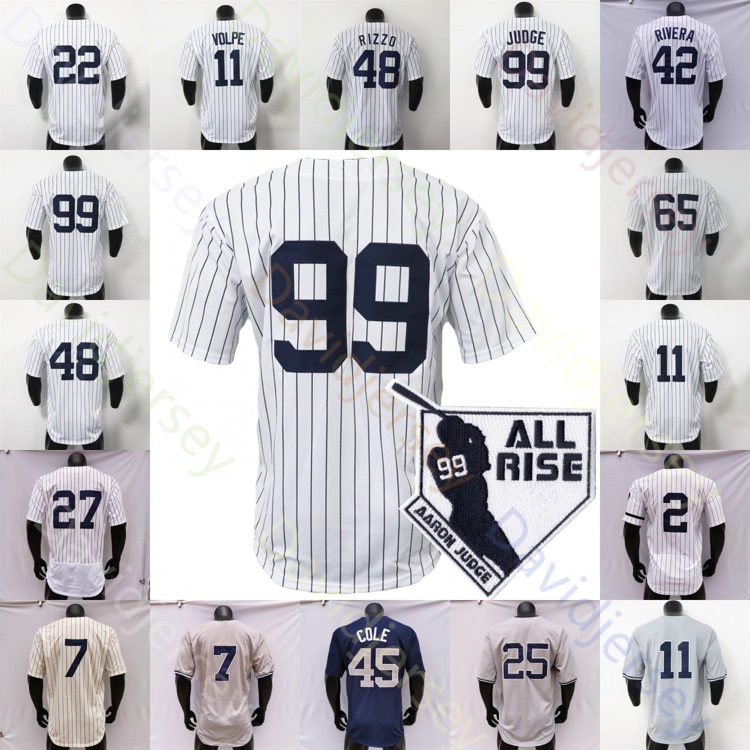 Baseball Jersey Aaron Judge Anthony Volpe Chisholm Jr. Max Fried Gerrit Cole Goldschmidt Cody Bellinger LeMahieu Austin Wells Stroman Rodon Rice Dom