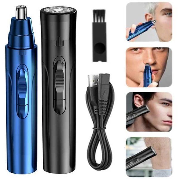 Electric Shaving Nose Ear Trimmer Safe Face Care Rechargeable Nose Hair Trimmer for Men Shaving Hair Removal Razor BeardXJ241024