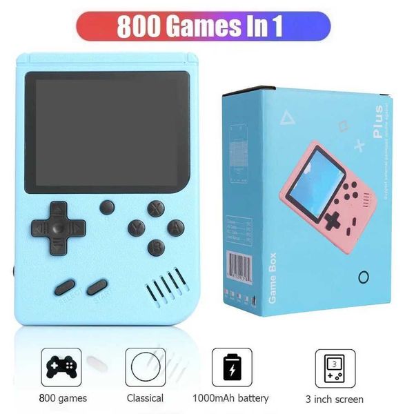 3.0-inch retro video game console with built-in 800-400-500 classic LCD screen handheld controller pocket TV AV Out 2 player gift X241121
