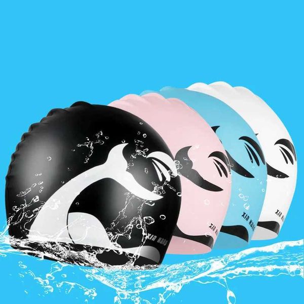 Adult Swimming Mens Long Hair High Quality Ultra fine Silicone Bubble Ear Protection Waterproof Hair CareW241015