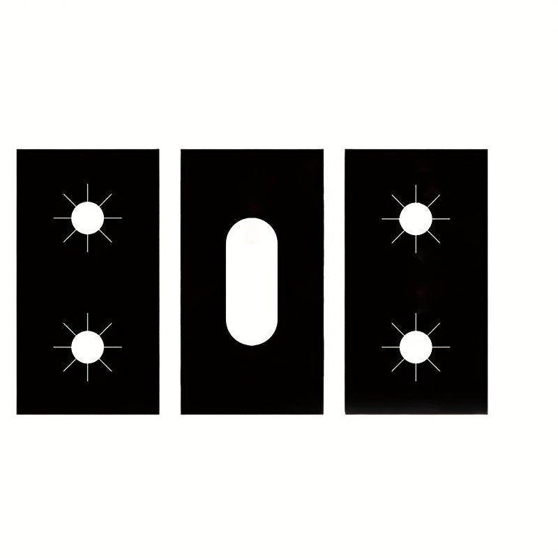 TEMU 1set Reusable Heat Shield Stove Covers - , Washable, Scratch-resistant Gas Stove Top Protectors - Burners, Kitchen Utensils, And Countertops -