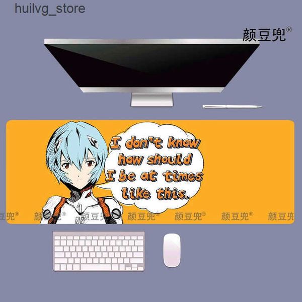 Pads Wrist Rests Ayanami Rei Anime For Large And Small Size Gaming Mousepad Gamer Company Keyboard Mouse Mats Carpet Computer Desk Mat J2412