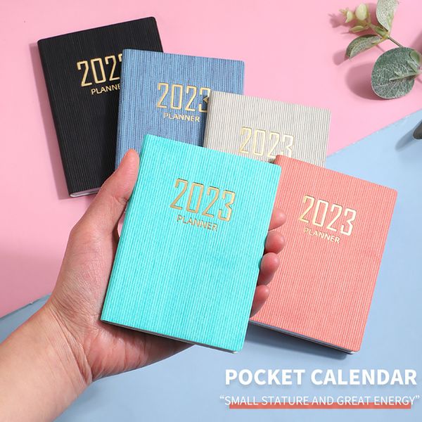 Notepads A7 Mini Notebook 365 Day Portable Pocket Daily Planner Stationery Office School Supplies 230408
