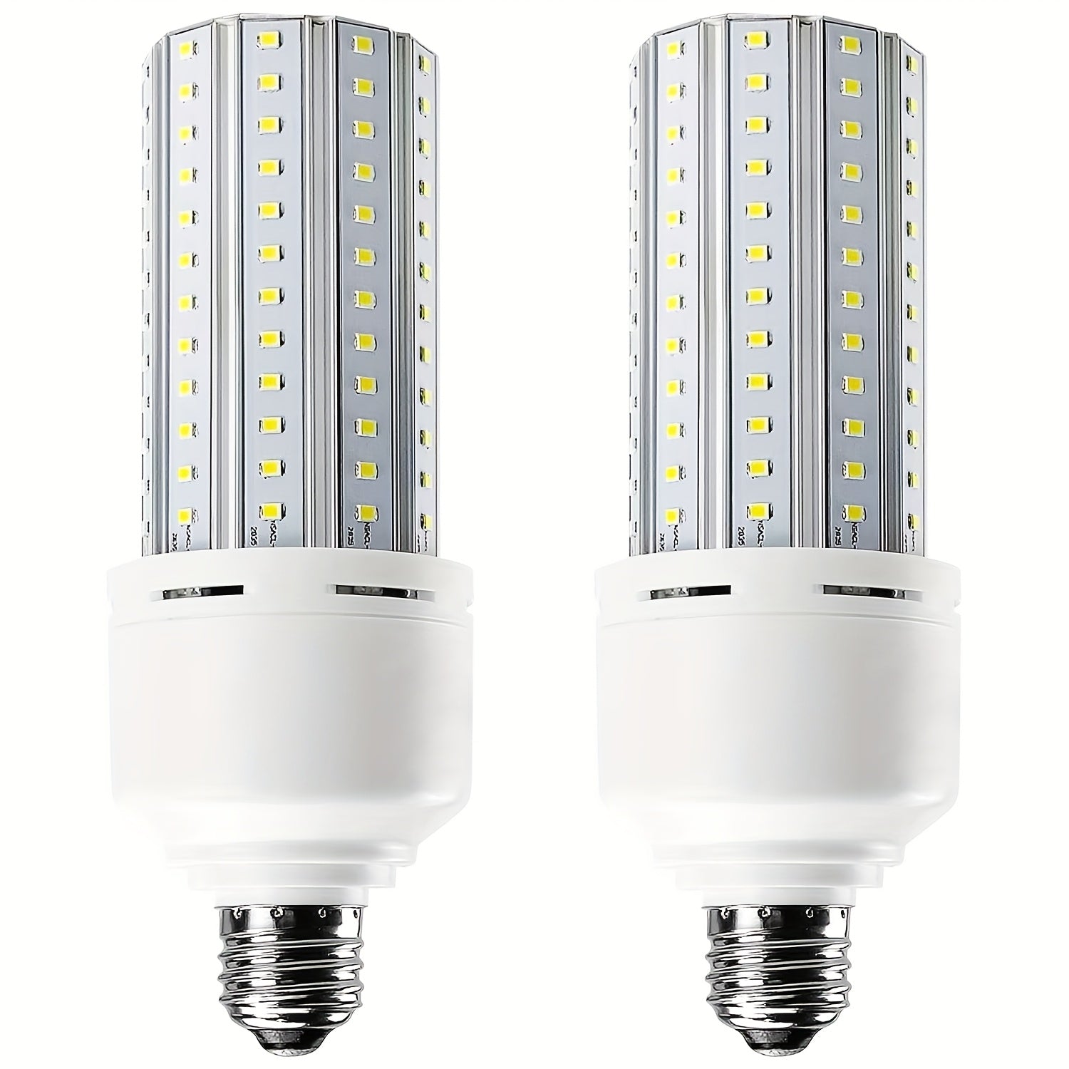 TEMU 2pcs 60w Led Corn Light Bulbs, 7500 , 5000k Cool Daylight White, E26-e27 Medium Base - Large Areas, &