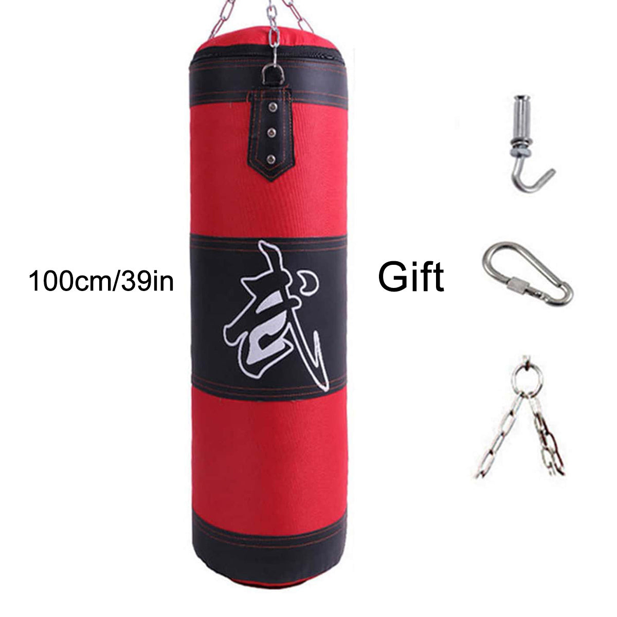 TEMU Punching Sandbag, Heavy Boxing Bag, Canvas Functional Punch Bag, Kick Fight Karate Punching Sand Bag For Training