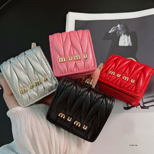 Brand Designer Airpods Case For 1 2 3 Pro2 Fashion Leather M Letter AirPod Case For Mens Womens AirPods Protective Wireless Headphone Case