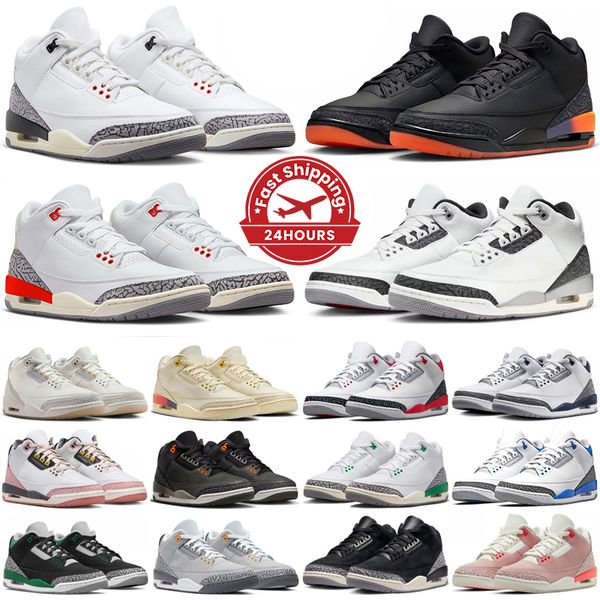 Basketball shoes 3 for men women daily outfit trainer White Black Red Grey Navy Green Pink Purple Orange Blue mens womens trainers outdoor s