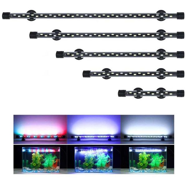 Submersible Blue White Lights Fish Tank Underwater Brightening Waterproof High Brightness LED Landscaping Aquarium Lamp Decor Z250205