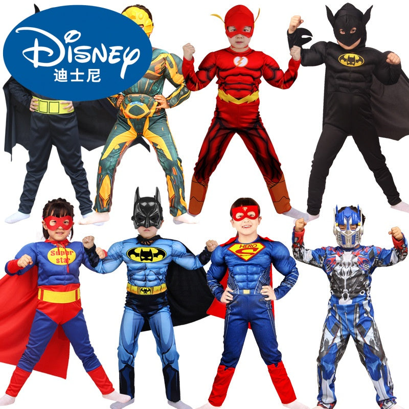 Disney Halloween Avengers Captain America Marvel Superhero Cosplay Costume super hero jumpsuit Halloween costume designer children&#039;s clothing b
