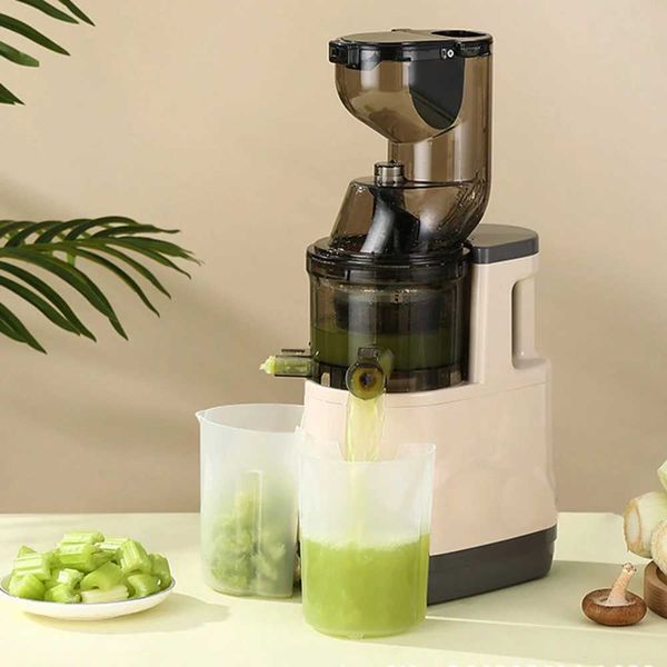 Houselin slow juicer for vegetables and fruits 500W slow juicer with 7-inch large feed bin B240809