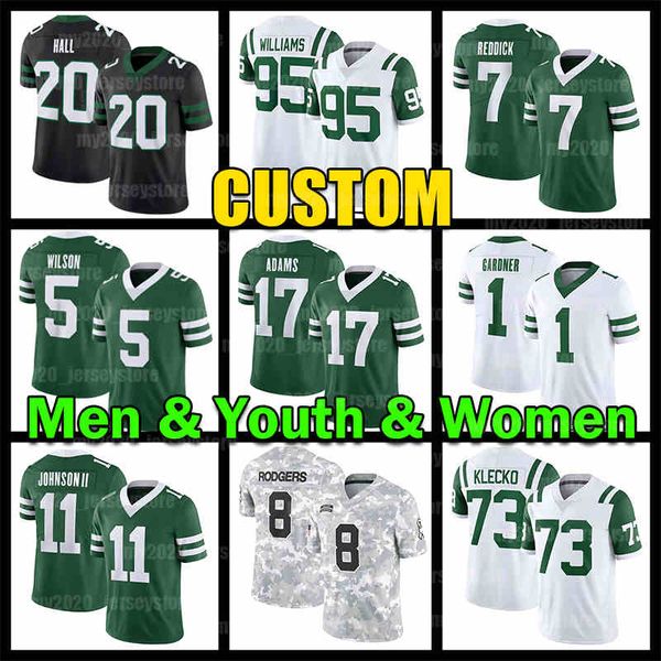 5 Garrett Wilsons Jersey Davante Adams Football Ahmad Sauce Gardners Aaron Rodgers Breece Hall Jermaine Johnson II Mike Quinnen Williams Tra