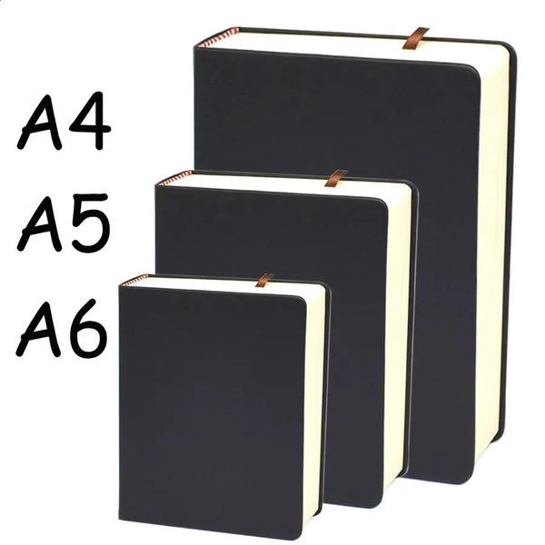 Super thick notebook Agenda Planner 660 page blank PU leather soft cover Sketchbook diary notebook workstation 241203