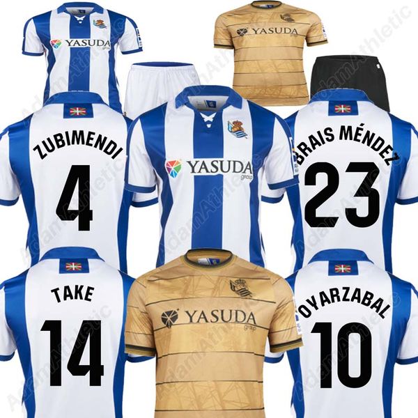 Real Sociedad jerseys 2024 OYARZABAL TAKE Real Sociedad football shirts 24 25 kids kit BRAIS MENDEZ ZUBELDIA MERINO ZUBIMENDI ANDRE SILVA so